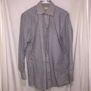 EUC Men's Michael Kors Cotton button down dress shirt Size 15 32/22